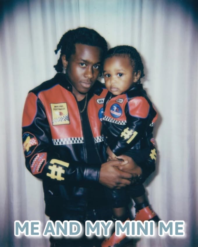 Keith with his son